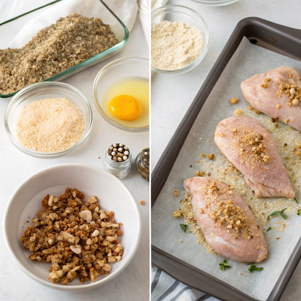 Walnut Crusted Chicken Breast How to Make 