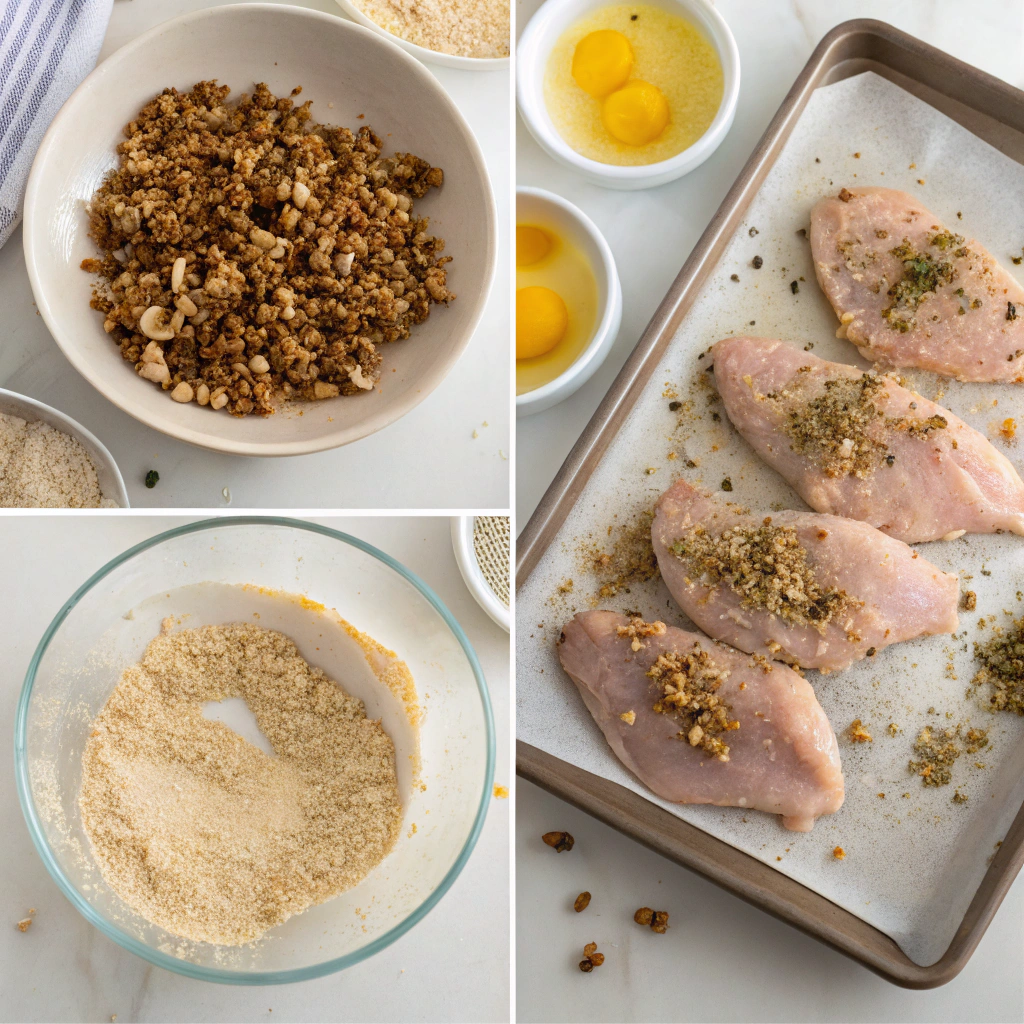 Walnut-Crusted Chicken How to Make 