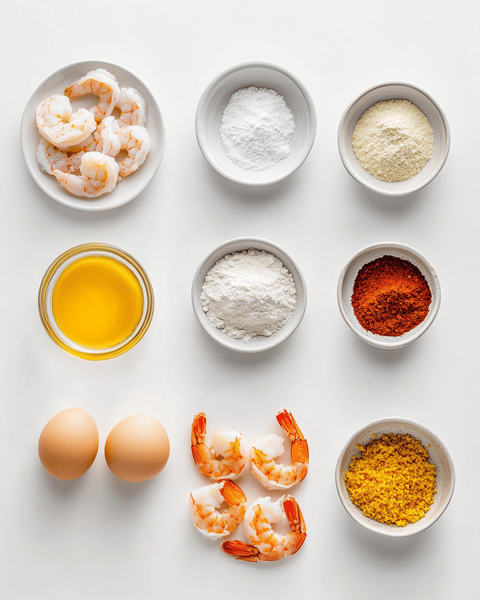 Crispy Fried Shrimp ingredients