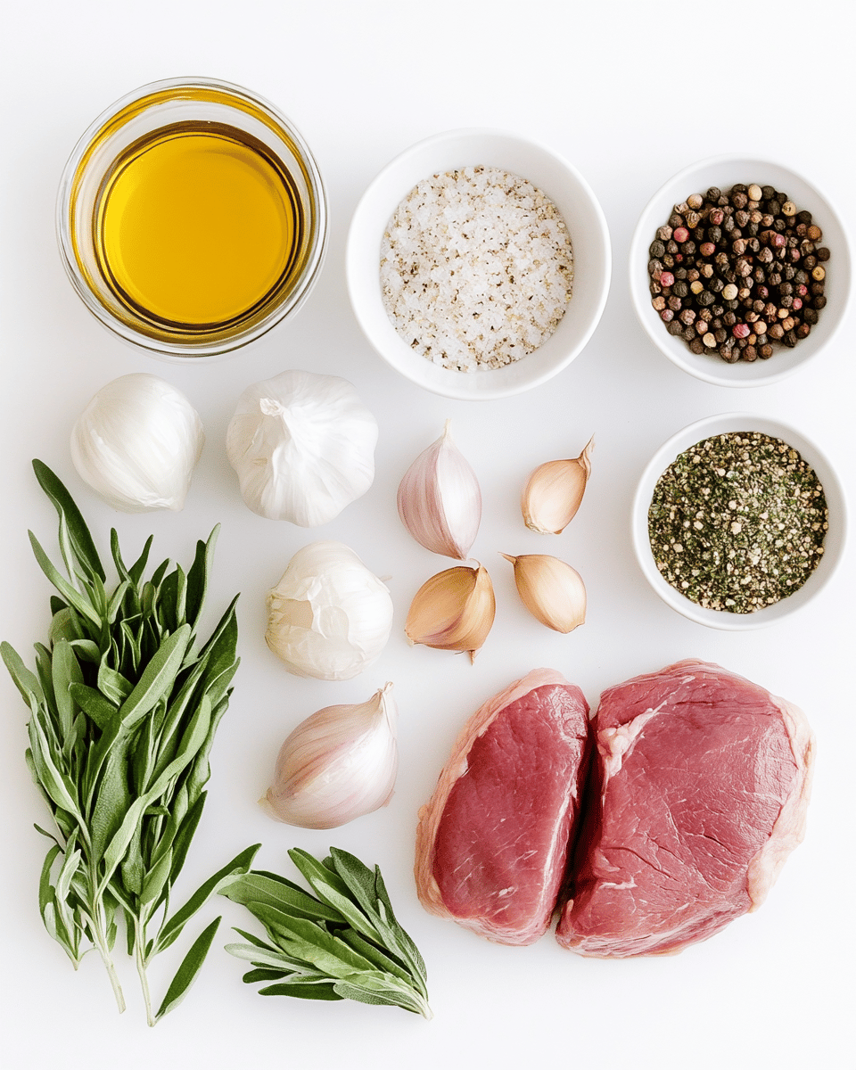 Easy Pork Tenderloin ingredients