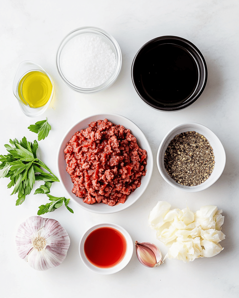 Ground beef recipes ingredients