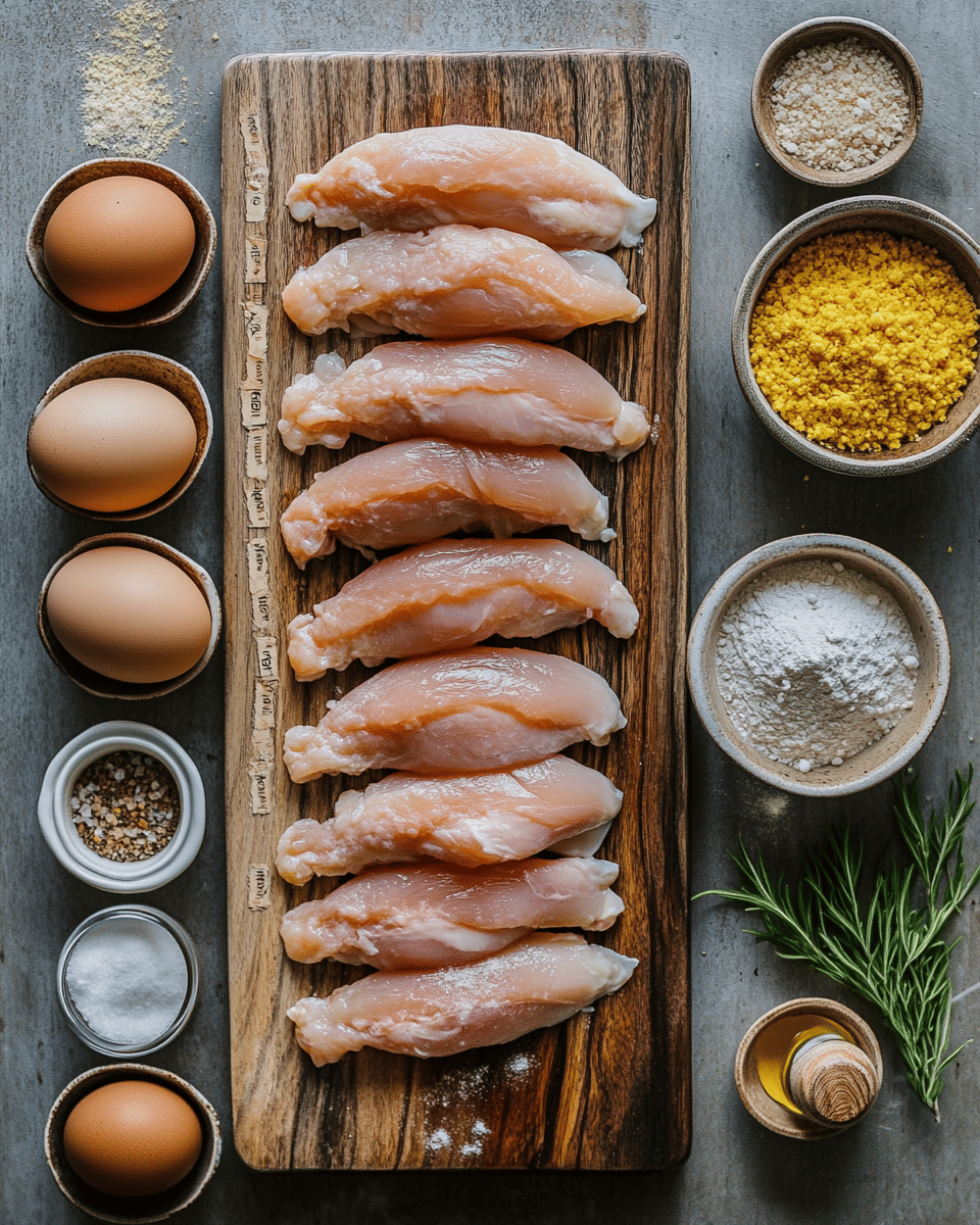 Chicken tenders recipe ingredients