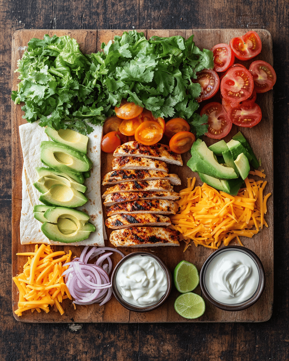 grilled chicken wrap
