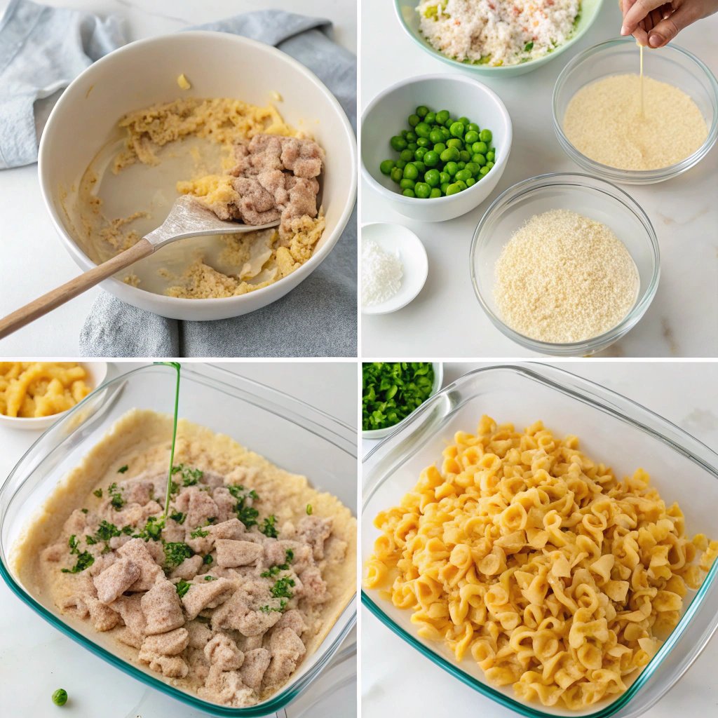 Steps Easy Tuna Casserole