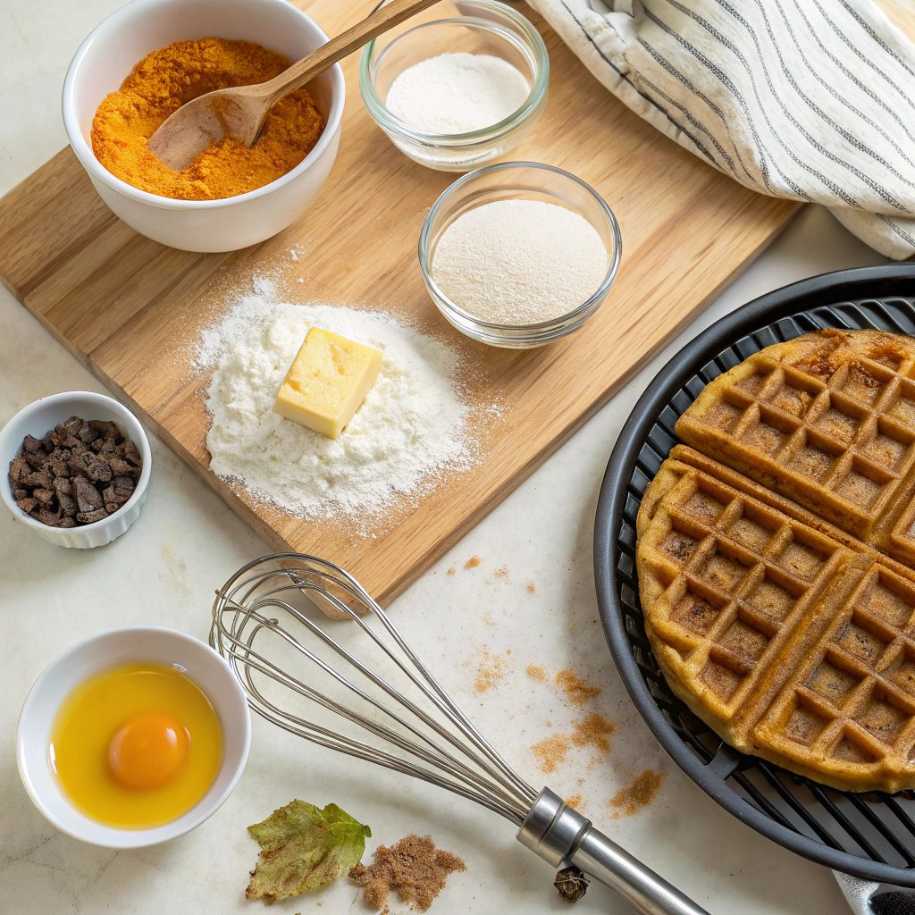 How to make pumpkin waffles