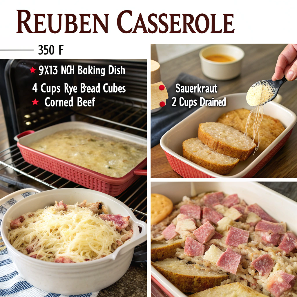 Reuben Casserole How to Make