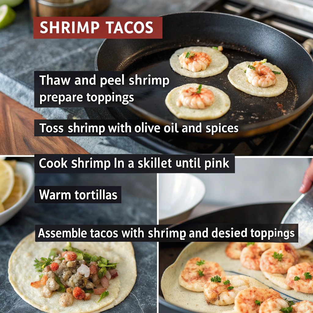 Steps Shrimp Tacos