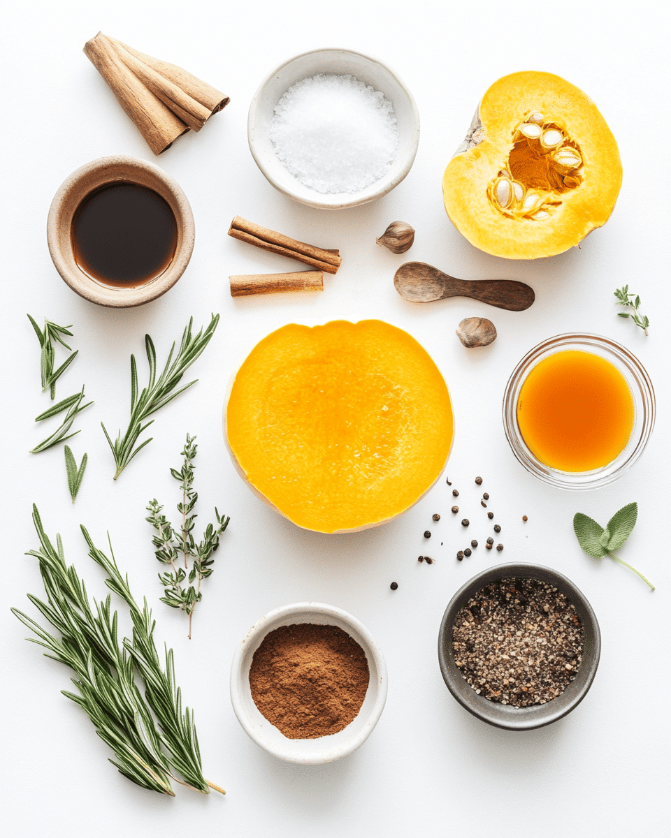 Maple Roasted Pumpkin ingredients