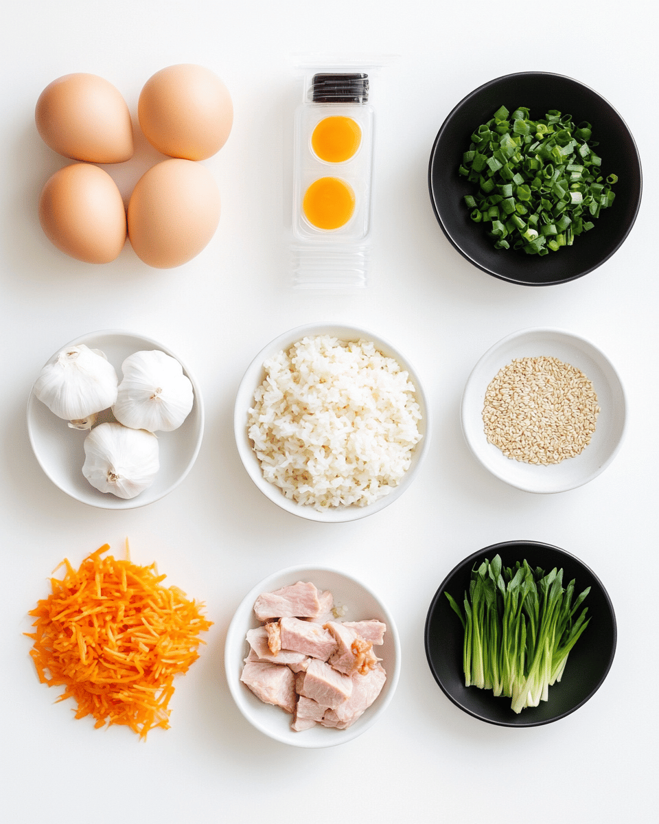 Pork Fried Rice ingredients