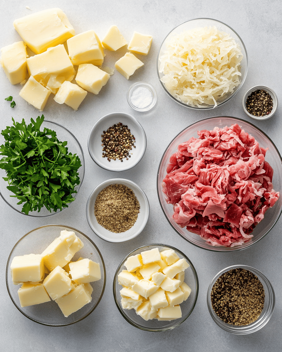 Reuben Casserole ingredients