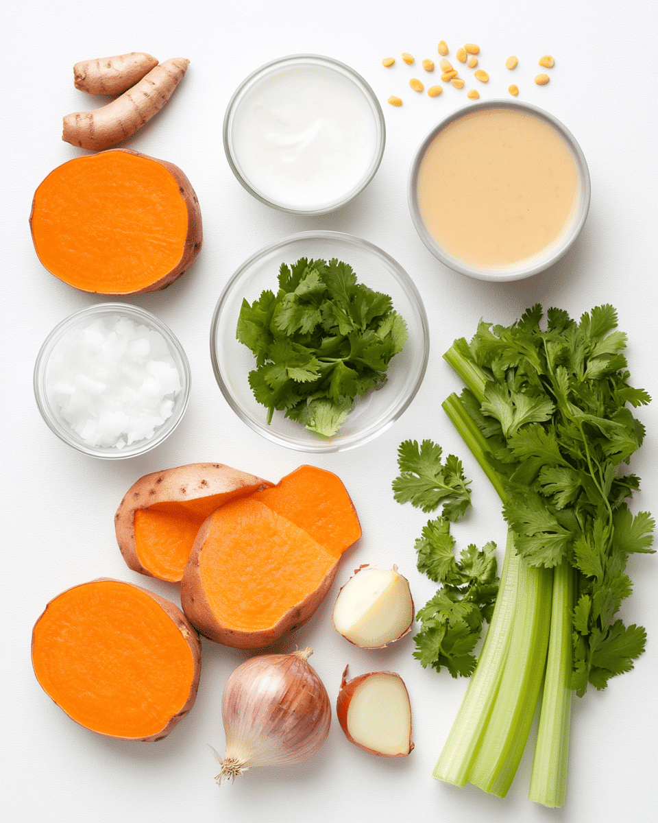 Sweet Potato Soup ingredients