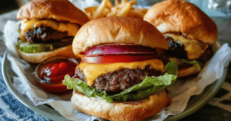 Classic All-American Cheeseburgers