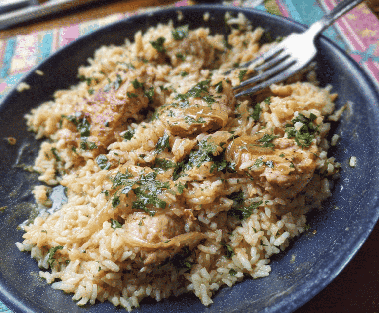 French Onion Chicken and Rice