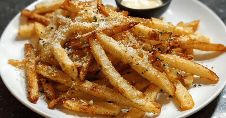 air fryer garlic parmesan fries