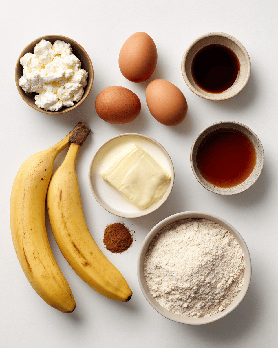 Banana bread cottage cheese recipe ingredients