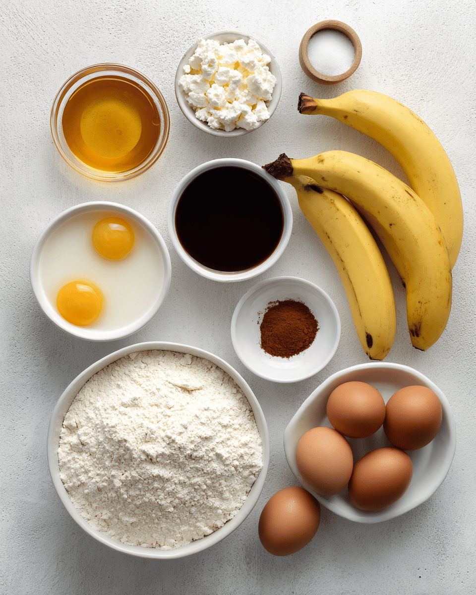 Banana bread cottage cheese ingredients