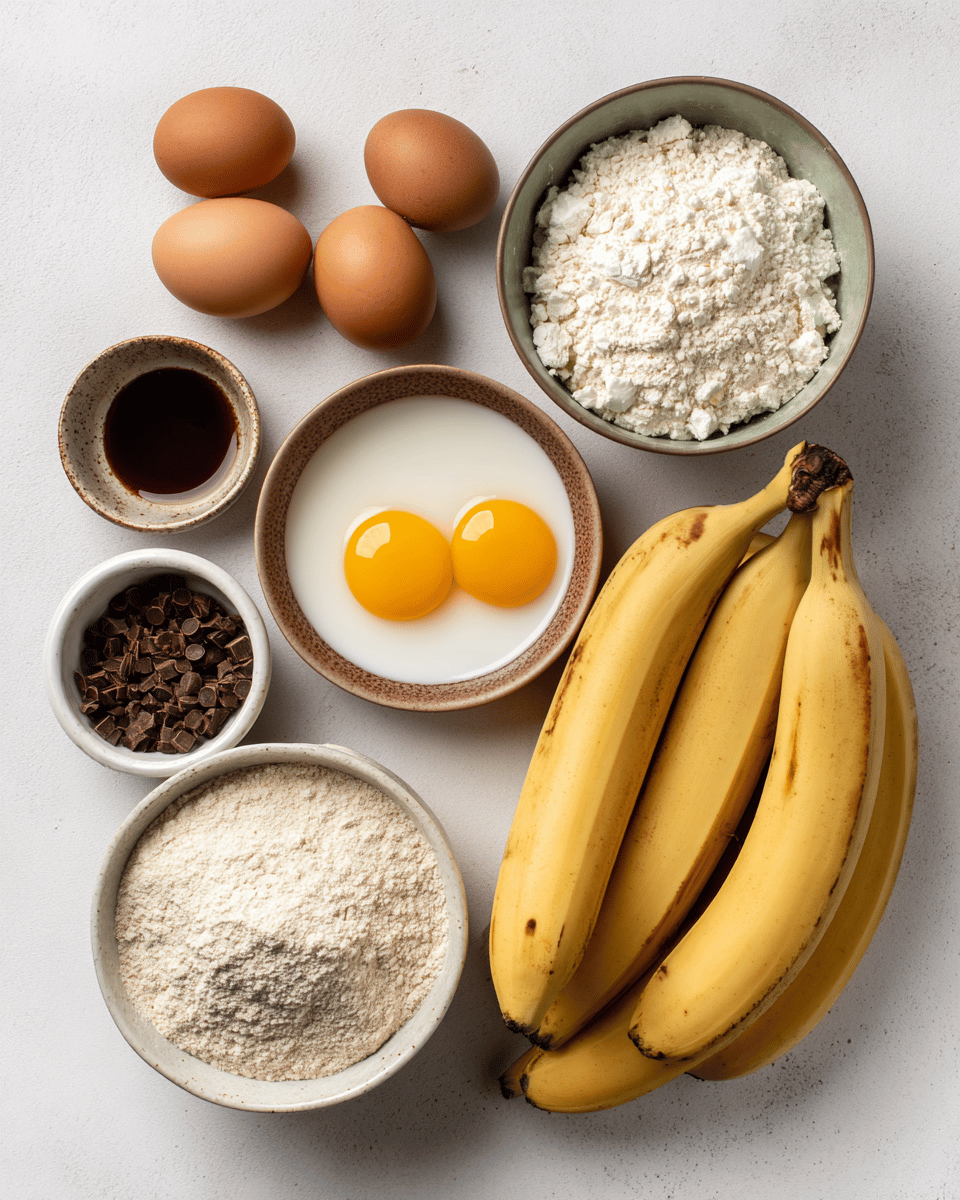 Banana cottage cheese bread ingredients