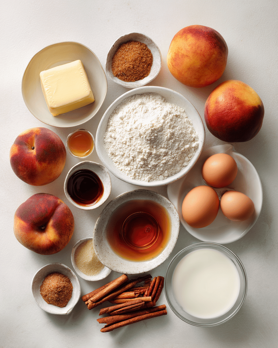 Indulge in a warm Bourbon Peach Upside Down Cake with caramelized fruit and boozy sweetness—easy, seasonal, and perfect for summer gatherings!