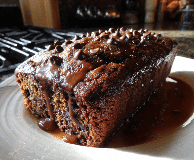 chocolate chip chocolate banana bread​