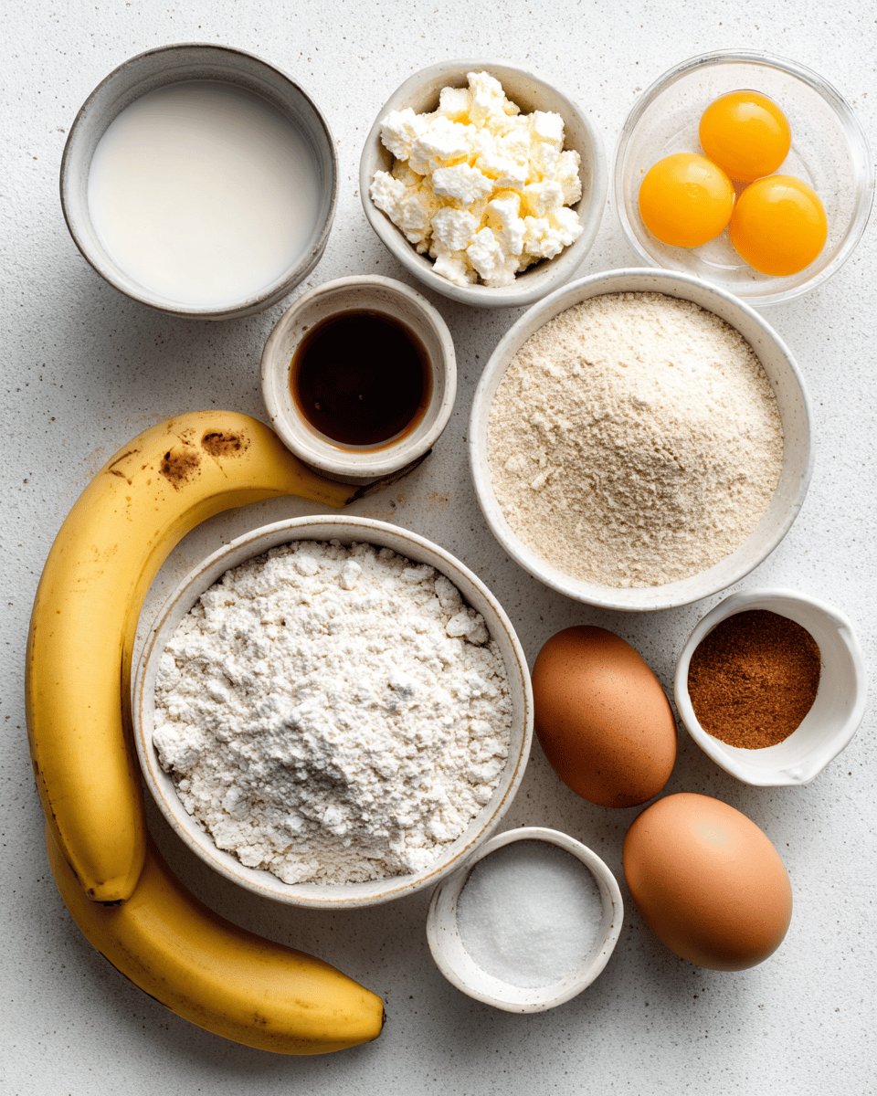Cottage cheese banana bread no flour ingredients