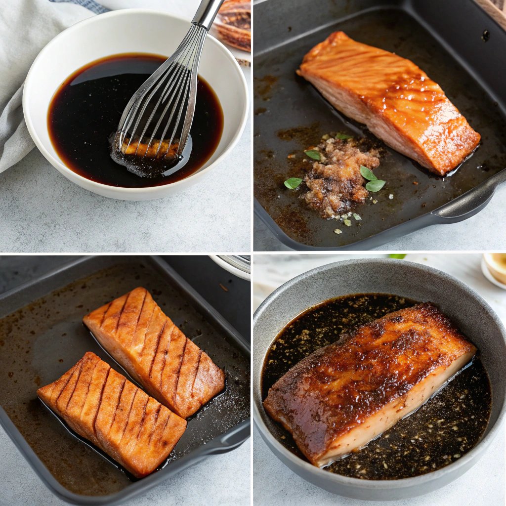 Steps Balsamic Glazed Salmon