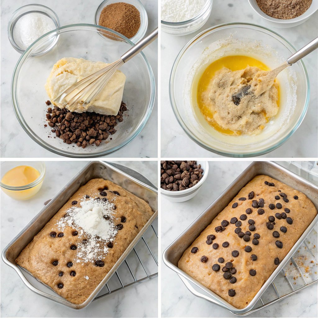 Banana bread and chocolate chip recipe How to Make