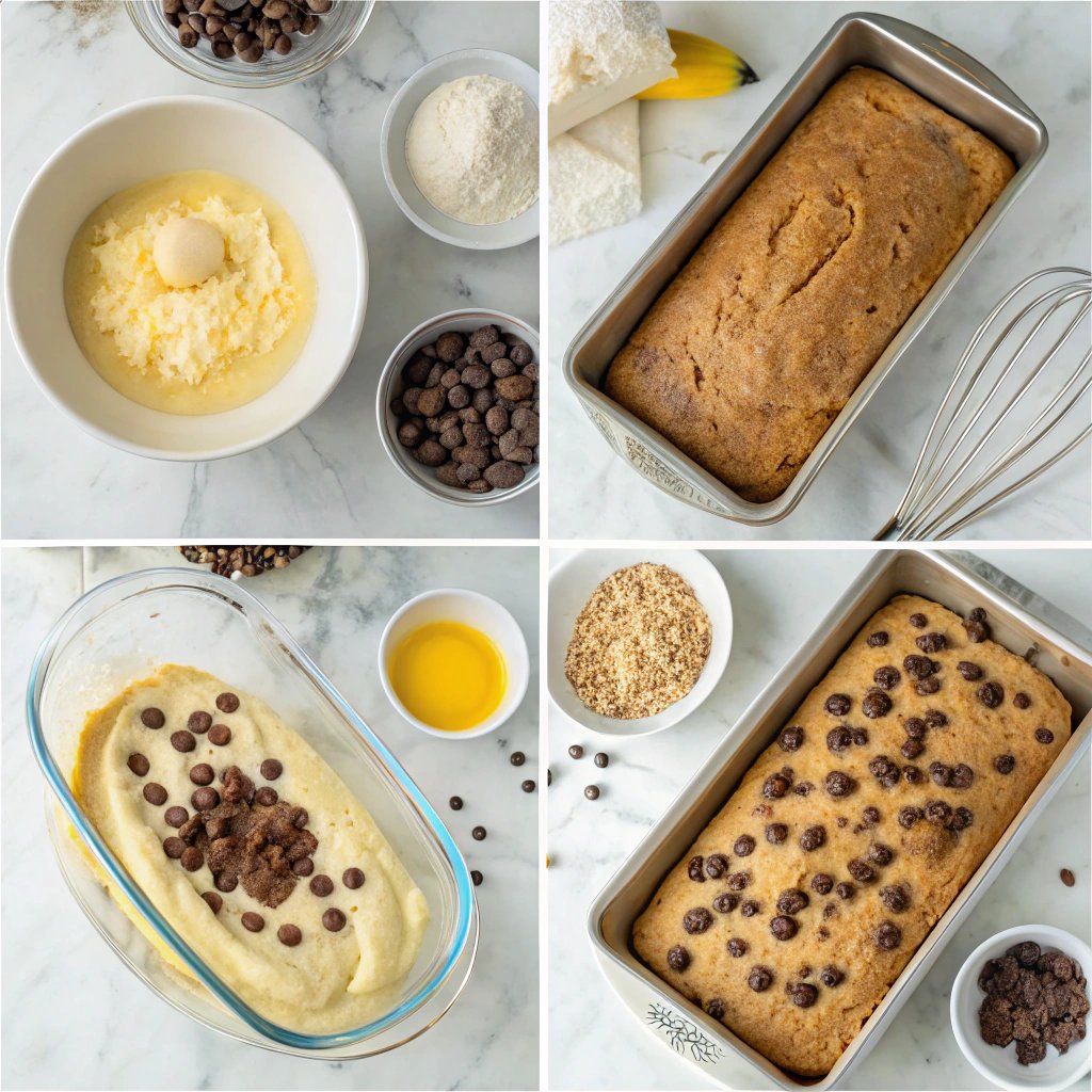 Banana bread recipe chocolate chips how to make