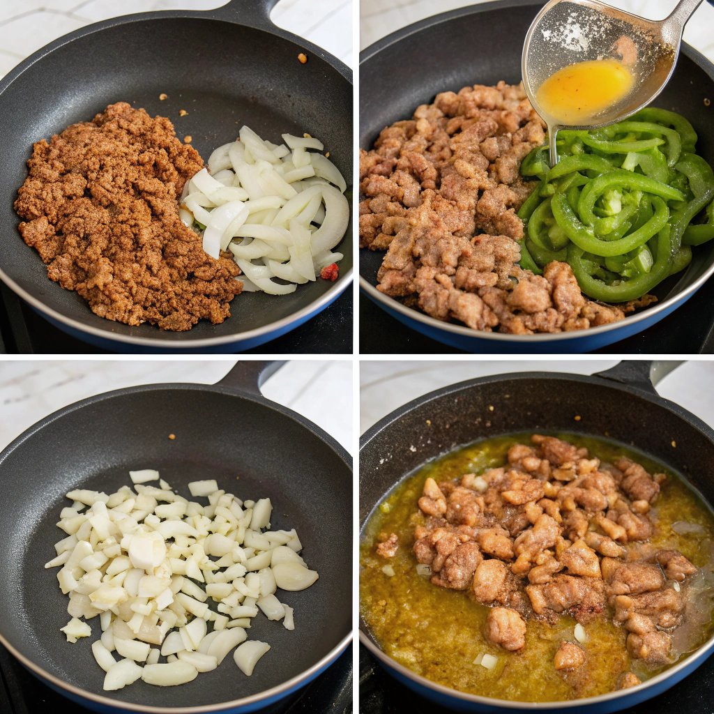 Steps cajun chicken sloppy joes