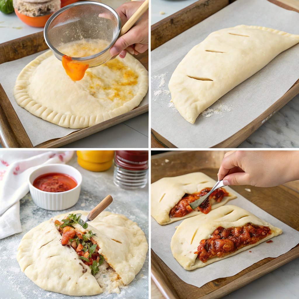 Steps Easy Calzone Recipe