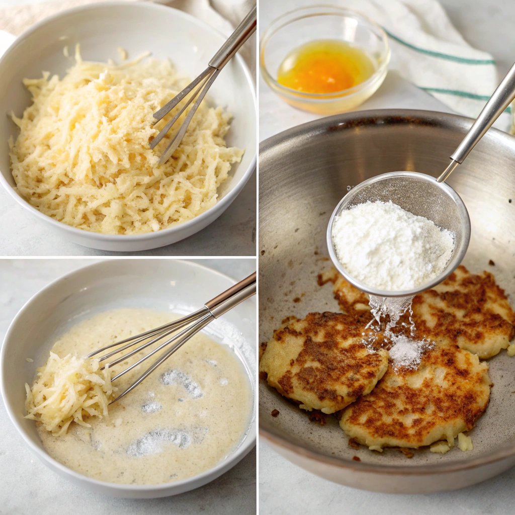 Steps German Potato Pancakes