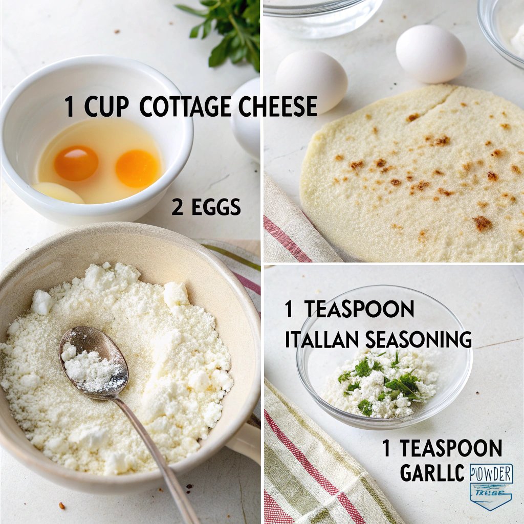 Mediterranean cottage cheese flatbread how to make