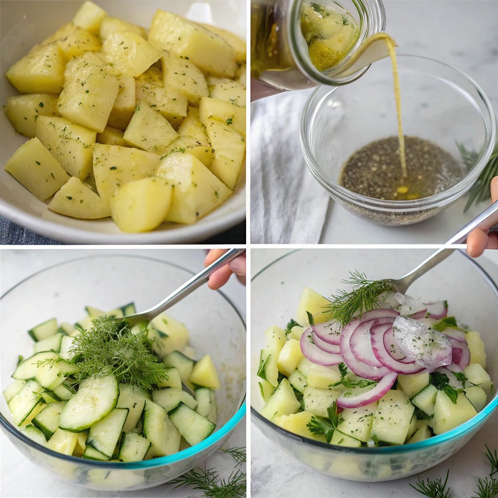 Steps Potato & Cucumber Salad