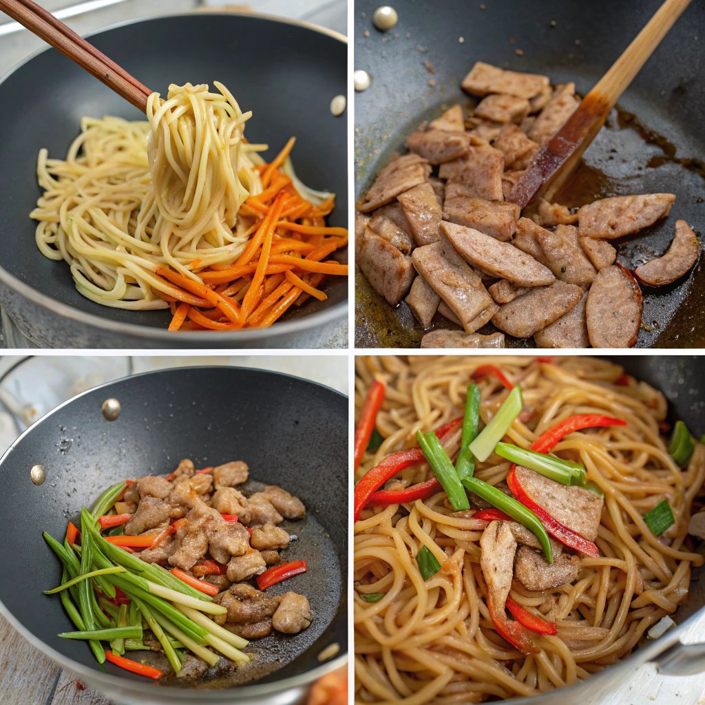 Steps Shanghai Fried Noodles