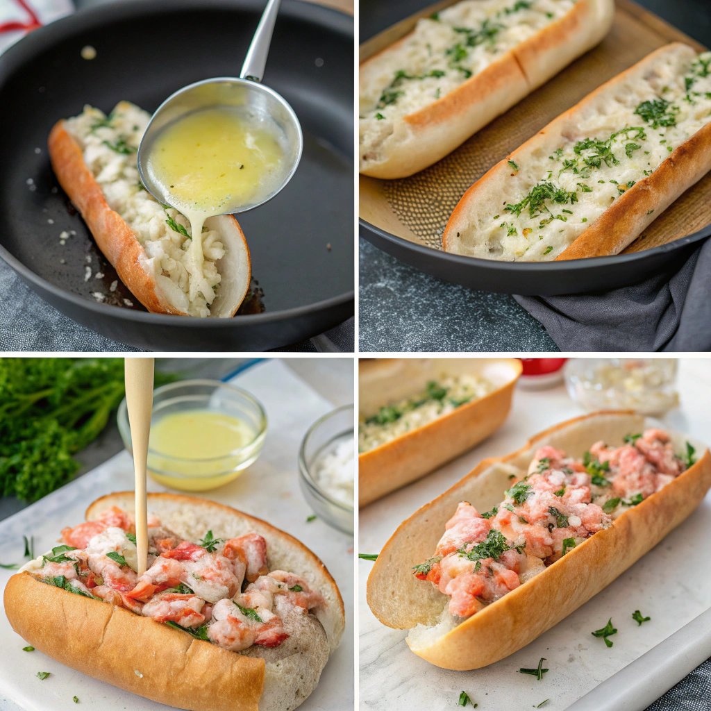 Steps Warm Lobster Rolls with Fresh Herbs