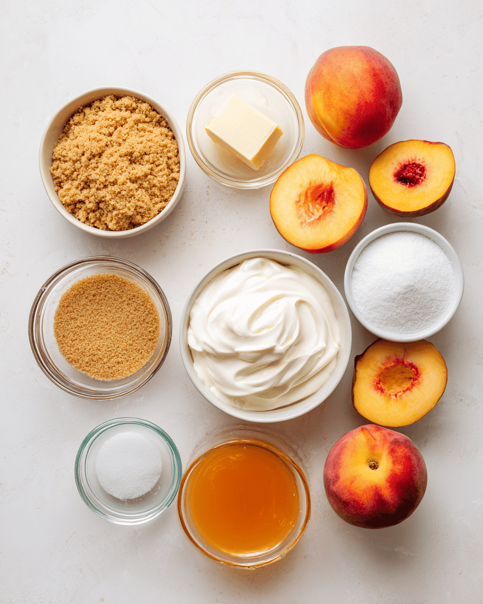 Layered no‑bake Peach Jelly with Cream Cheese—creamy, fruity, and a guaranteed hit for summer gatherings. Easy, refreshing, and delicious!