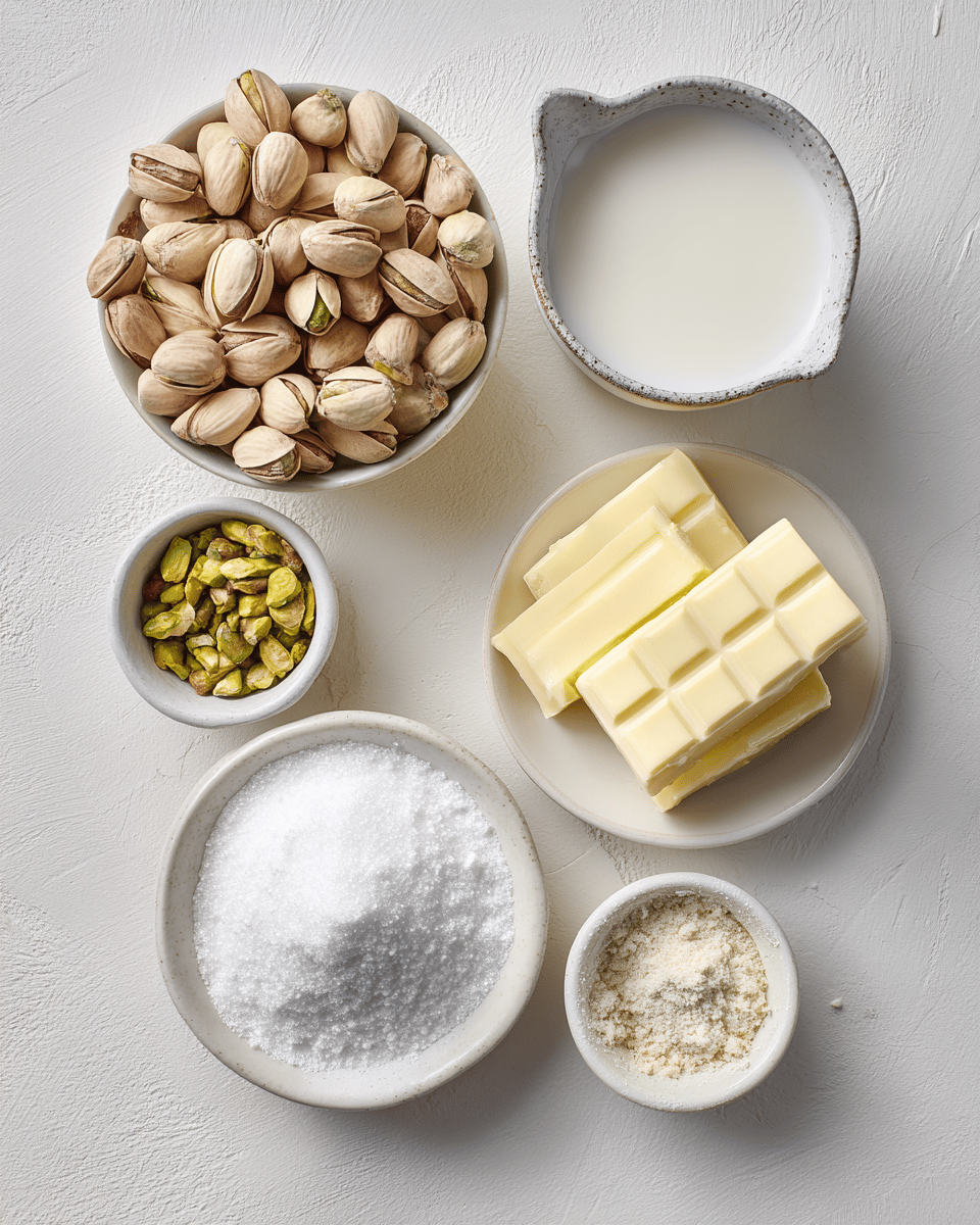 Pistachio cream ingredients