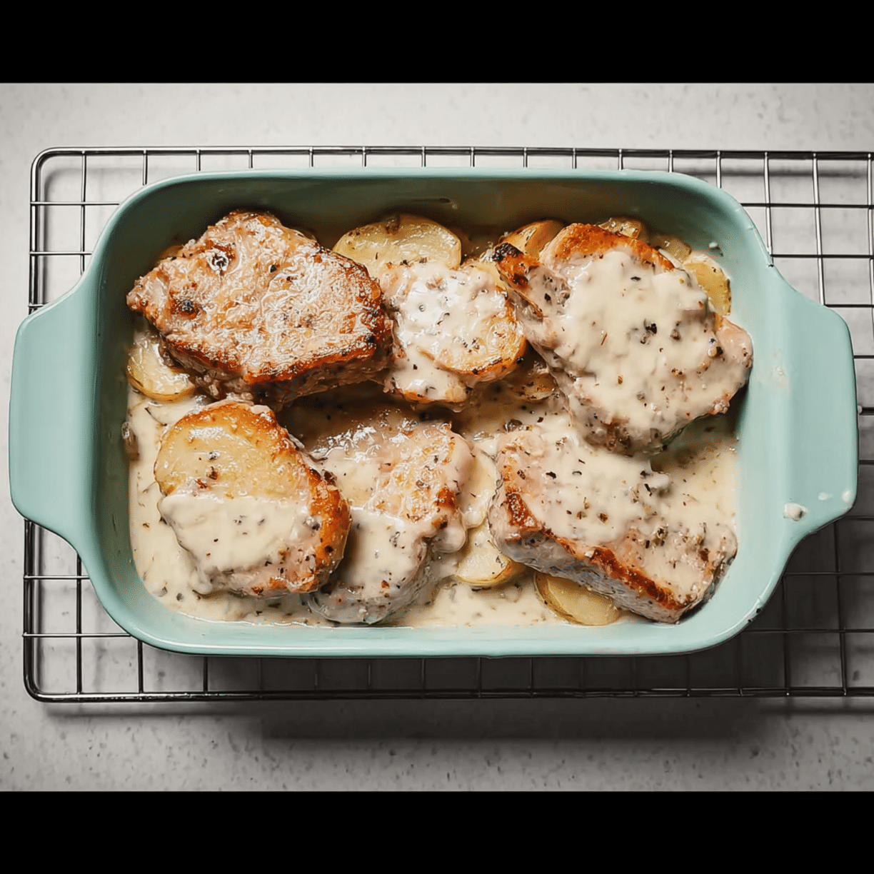 pork chop potato casserole