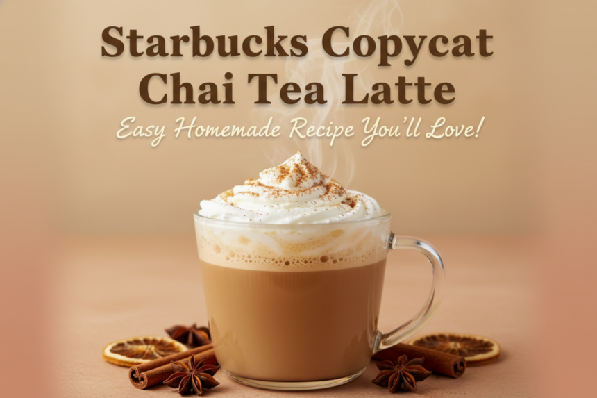 Chai Tea Latte Starbucks Copycat