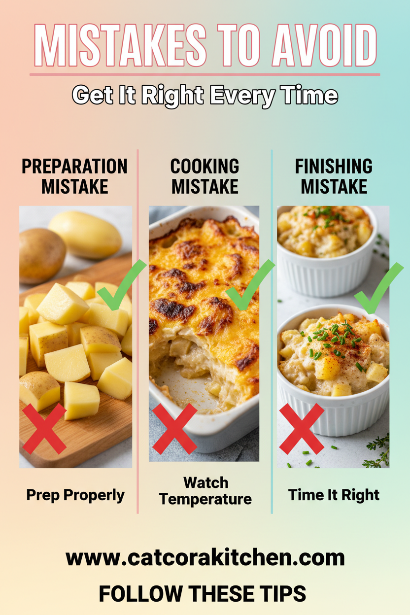 Delmonico potatoes common mistakes