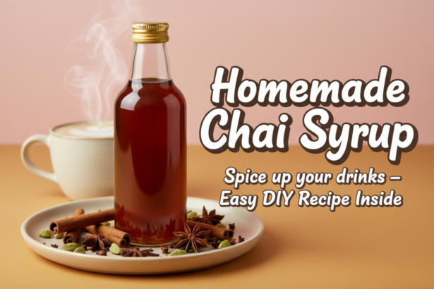 Homemade Chai Syrup